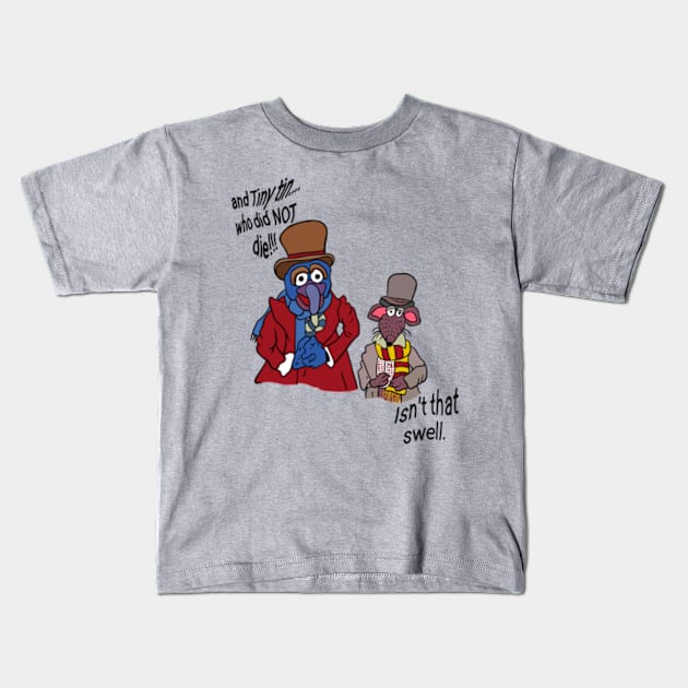 Muppet Christmas Carol - Gonzo and Rizzo Kids T-Shirt by Punk Rock